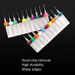 10-in-1 PCB-Wolframstahlbohrer, Schnitz-Miniaturbohrer, Größe:, 0.1-1mm, 0.6-1.5mm, 1.1-2mm, 1.5-2.4mm, 2.1-3.0mm – Bild 3