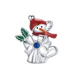 Weihnachten 925 Silber Perle DIY Perlenzubehör