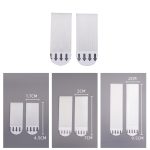 10 Stück Bildaufhängestreifen, Klettband, Bildaufhänger, 4.5x1.7cm, 7x2cm, 9.5x2cm – Bild 2