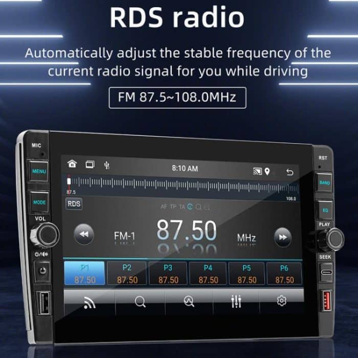 8 Zoll Bluetooth FM Radio Auto MP5 Android Navigationsgerät, 1+32G, 2+32G, 2+64G – Bild 8