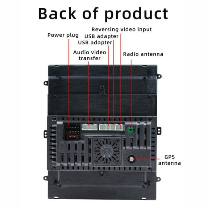 9,7 Zoll vertikaler Bildschirm Bluetooth-Radio Android 13 GPS-Navigationsgerät, 1+32G, 2+32G, 2+64G – Bild 3