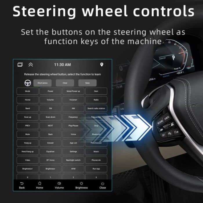 9,7 Zoll vertikaler Bildschirm Bluetooth-Radio Android 13 GPS-Navigationsgerät, 1+32G, 2+32G, 2+64G – Bild 10