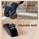 RUITOOL Holzbearbeitungshobel, Metall-Kurzhobel, Kantentrimmen, Fasenhobel, Small Planer, Medium Planer – Bild 8