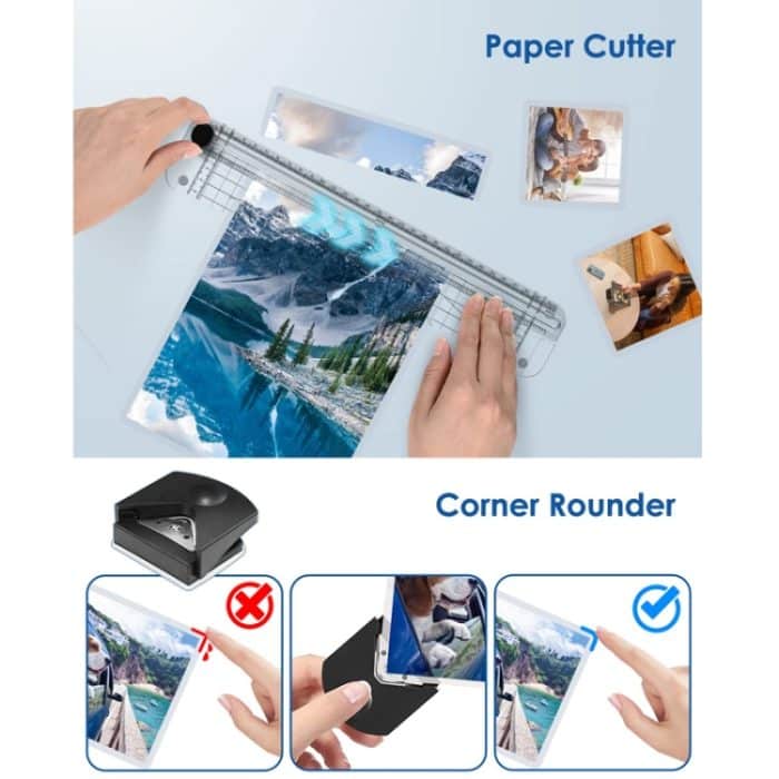 FN333 A4-Fotolaminiergerät mit Heiß- und Kaltmodus, Set 1, Set 2, Set 3, Set 4 – Bild 8