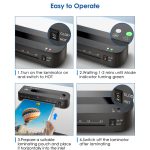 FN333 A4-Fotolaminiergerät mit Heiß- und Kaltmodus, Set 1, Set 2, Set 3, Set 4 – Bild 9