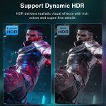 DP-Kabel 8K-Computermonitor-Verbindungskabel, 30 AWG Außendurchmesser: 6,3 mm, mit Nylongeflecht, 1m, 1.5m, 2m, 3m – Bild 8