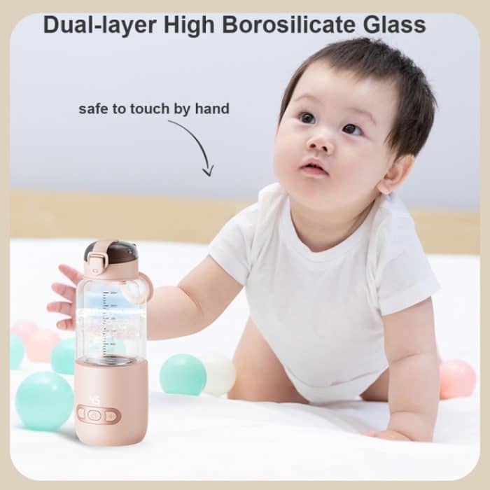 250 ml kabelloser Sofort-Wasserwärmer, elektrischer Wasserkocher für Babynahrung mit 15.000 mAh Akkukapazität, 250ml 15000 mAh (White), 250ml 15000 mAh (Blue), 250ml 15000 mAh (Pink) – Bild 8