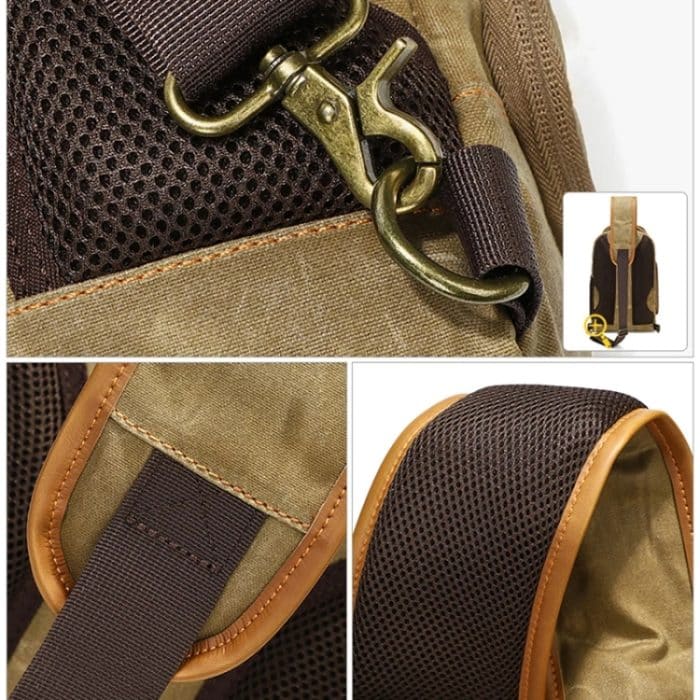 Outdoor-Canvas, verschleißfeste, wasserdichte Fotografie-Umhängetasche – Bild 5