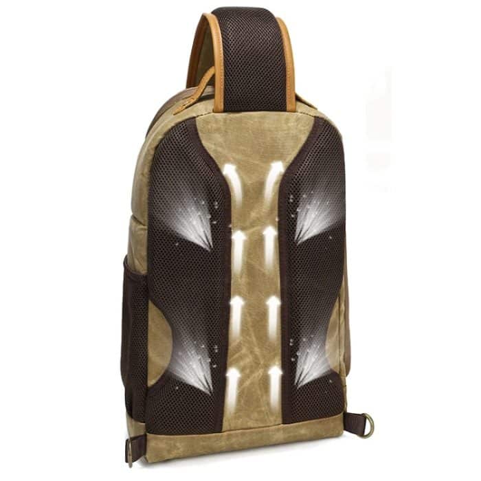 Outdoor-Canvas, verschleißfeste, wasserdichte Fotografie-Umhängetasche – Bild 7