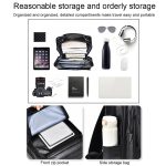 WEIXIER B677 Wasserdichter Business-Rucksack mit großer Kapazität und USB-Ladeloch – Bild 6