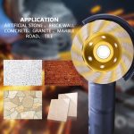 100 mm Betonstein Diamant-Schleif- und Polierklingen Keramikschleifmaschine Fächerförmige Schleifscheibe, A Level Coarse Tooth, A Level Fine Tooth, B Level Coarse Tooth, B Level Fine Tooth – Bild 5