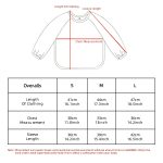 Langärmliges Baby-Lätzchen, wasserdicht, waschbar, leicht zu reinigen, mit Tasche, S, M, L – Bild 6