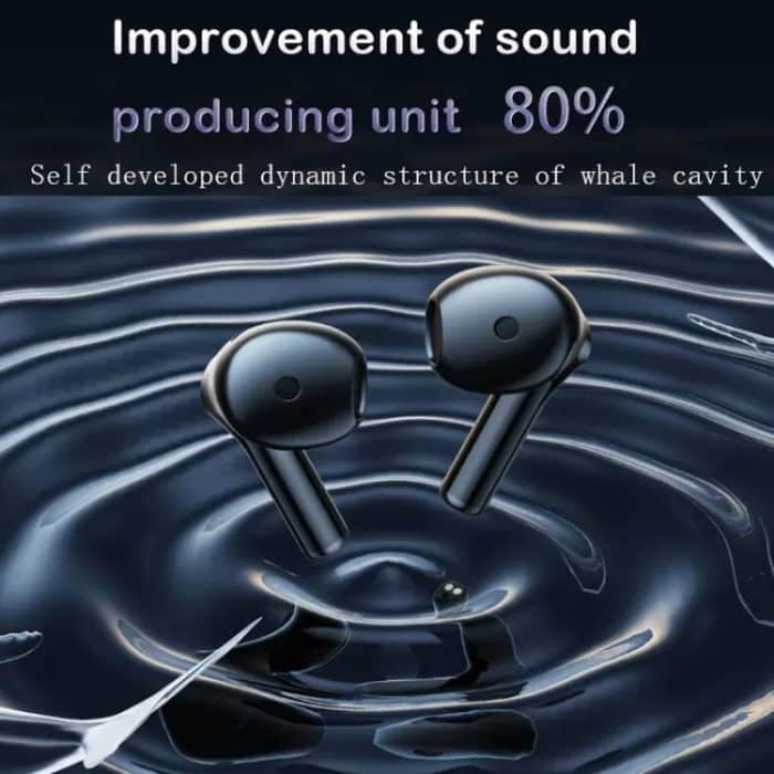 REMAX CozyBuds W18 Double ENC Intelligent Call Noise Reduction Drahtloser Kopfhörer Transparente Hülle Drahtloser Bluetooth-Kopfhörer, W18 – Bild 4