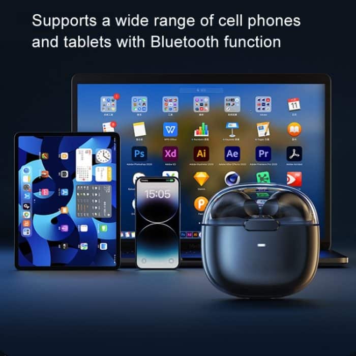 REMAX CozyBuds W18 Double ENC Intelligent Call Noise Reduction Drahtloser Kopfhörer Transparente Hülle Drahtloser Bluetooth-Kopfhörer, W18 – Bild 9