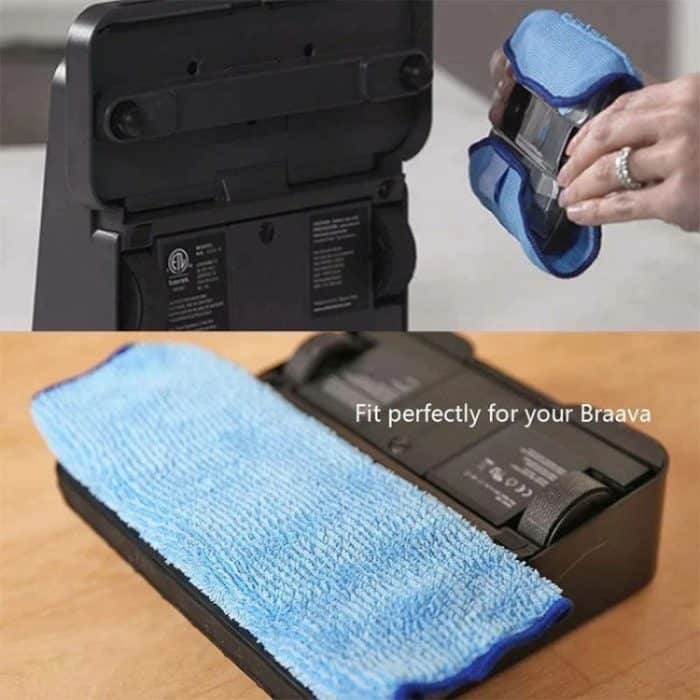 Für IRobot Braava 380 / 380T / 390 / 390T Wischmaschinenausrüstung, White Dried Mop, Blue Wet Mop, Tire Skin, Water Tank, Water Core – Bild 6