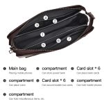 WEIXIER W125 Herren Clutch Bag Passwort Reißverschluss Business Phone Case – Bild 4