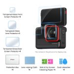 Für Insta360 ACE aMagisn gehärtete Folie Schutzaufkleber Sportkamera Zubehör, 3 In 1, 6 In 1 – Bild 2