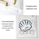 Sea World Polyester-Duschvorhang, verdickter wasserdichter Badezimmer-Duschvorhangstoff mit Haken – Bild 6
