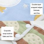 Doppelseitiges wasserdichtes Lätzchen mit Blütenblattmuster für Neugeborene, sechslagiges, pflaumenfarbenes Lätzchen aus Gaze-Baumwolle, Pork Pink, Pig Blue, Cedar Pink, Cloud Pink, Cloud blue, Alpaca Pink, Puppet Monkey, Giraffe, Mickey, Airplane, Cro... – Bild 7