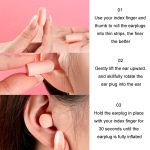 Memory Foam Ohrstöpsel Studentenwohnheim Schlafen Lärmreduzierung Schalldichte Ohrstöpsel, 10pcs /Box, 24pcs /Box, 60pcs /Box, 120pcs /Box – Bild 7