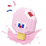 Mikropartikel-Eiscreme-Serie Kindheit Puzzle Spielzeug Bausteine ​​Ornament Kind Geschenk