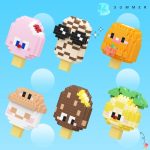 Mikropartikel-Eiscreme-Serie Kindheit Puzzle Spielzeug Bausteine ​​Ornament Kind Geschenk – Bild 4