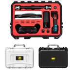 DEVASO für Switch/OLED IP67 wasserdichte Aufbewahrungstasche Hartschalentasche, Orange Blue, Black White, Black, Orange Blue+Shoulder Strap, Black White+Shoulder Strap – Bild 2