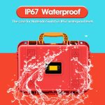 DEVASO für Switch/OLED IP67 wasserdichte Aufbewahrungstasche Hartschalentasche, Orange Blue, Black White, Black, Orange Blue+Shoulder Strap, Black White+Shoulder Strap – Bild 7