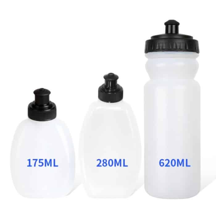 PE-Kunststoff-Sport-Wasserflasche für den Außenbereich, Hüfttasche, kleine Wasserflasche, 175ml, 280ml, 620ml – Bild 4