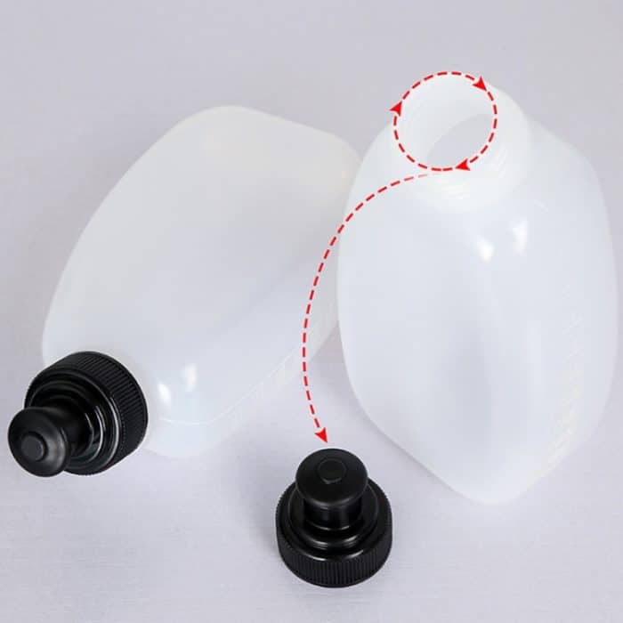 PE-Kunststoff-Sport-Wasserflasche für den Außenbereich, Hüfttasche, kleine Wasserflasche, 175ml, 280ml, 620ml – Bild 8