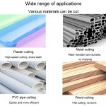 10 teile/satz High-Speed ​​Stahl Schneiden Klinge Multi-Größe Schneiden Holz PVC Elektrische Grinder Sägeblatt Werkzeug Mit 3,17mm + 6mm Pole, Black, Gold, Silver – Bild 9