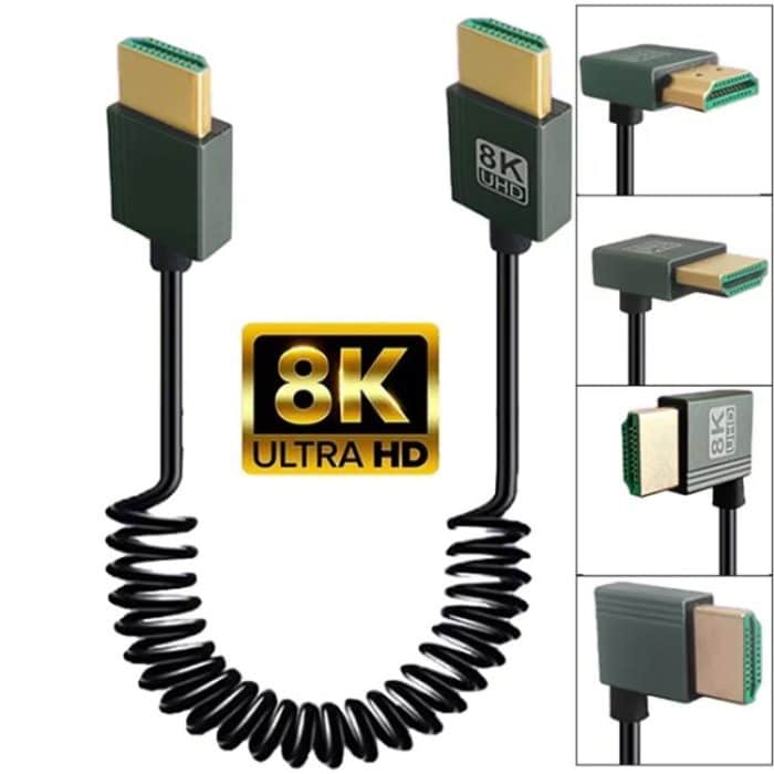 8K 60HZ HDMI 2.1 Federkabel, 0,5m Länge – Bild 2