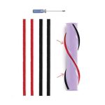 Rollbürsten-Plüschstreifen für Dyson Staubsauger V7/V8/V10/V11 Direktantriebsbürstenkopf, 1set 571 Wide, 2sets 571 Wide, 1set 674 Thin, 2sets 674 Thin – Bild 2