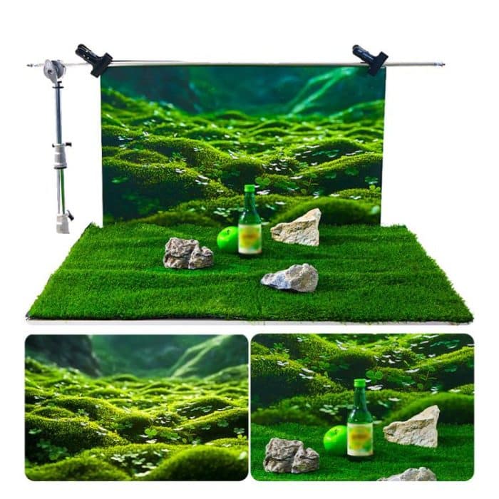 57 x 87cm Double-sided 3D Forest Photography Background Paper Photography Props – Bild 3