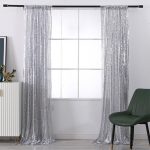 Hotel Wedding Banquet Site Background Curtains Embroidered Cloth Sequin Curtains Festival Party Decoration – Bild 7