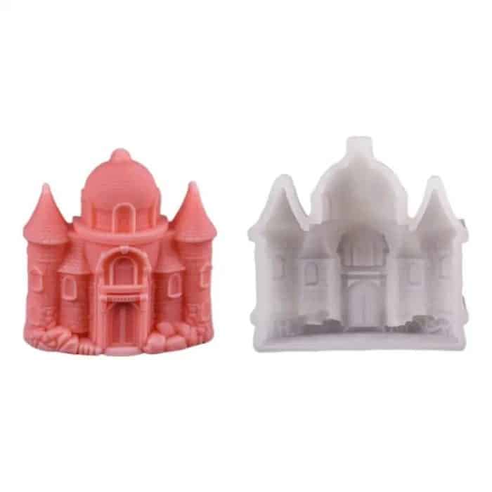 Castle Scented Candle Silicone Mold, A ZL-952, B  ZL-953, C ZL-954 – Bild 1