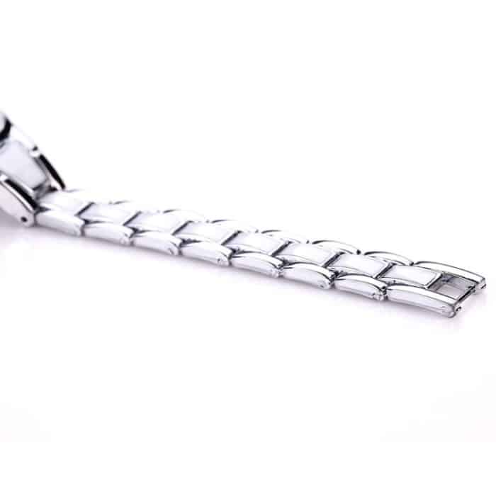 Lvpai Quarzuhr mit rundem Zifferblatt und zweifarbigem Edelstahlarmband für Damen – Bild 5