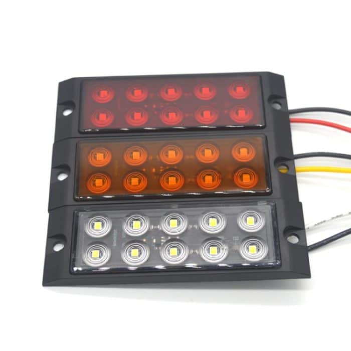 2 stücke Auto/Lkw 10LEDs Seite Marker Anzeige Lichter Birne Lampe, MK-017(Orange), MK-017 (Red), MK-017 (White) – Bild 3