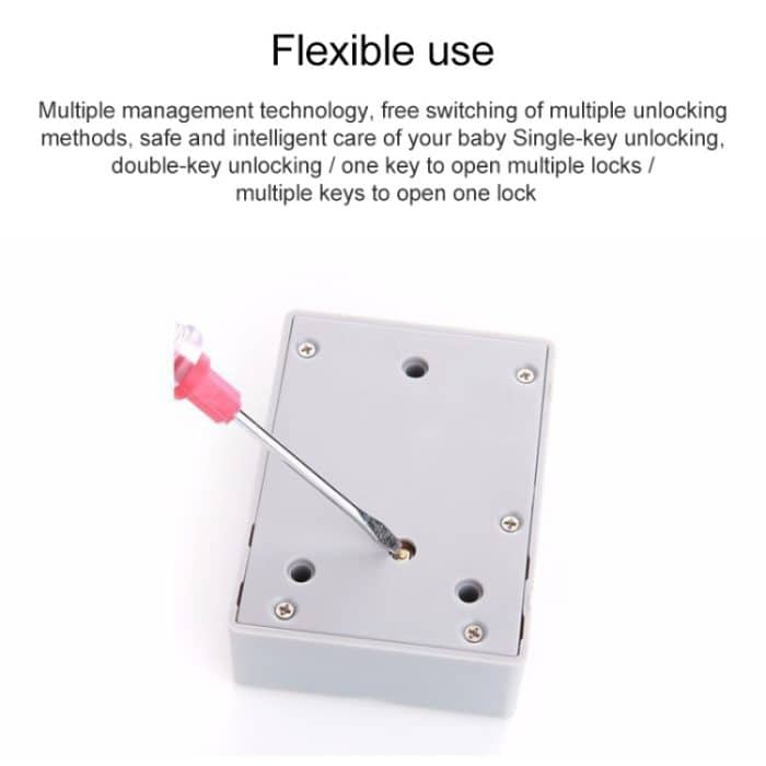 T3 ABS-Magnetkarten-Induktionsschloss, unsichtbares einzelnes offenes Schranktürschloss, Single, Single Open Cabinet Door – Bild 8