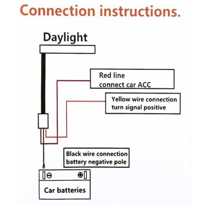 2 PCS 30cm DC12V 4.2W Ultradünne Auto Auto Doppelfarben Blinker / Lauflichter, mit LED SMD-2835 Lampenperlen (Blinker: Gelbes Licht; Lauflichter: Weißes Licht) – Bild 6