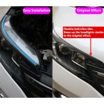 2 PCS 30cm DC12V 4.2W Ultradünne Auto Auto Doppelfarben Blinker / Lauflichter, mit LED SMD-2835 Lampenperlen (Blinker: Gelbes Licht; Lauflichter: Weißes Licht) – Bild 8