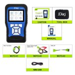 JDIAG M100 Motorräder 2 in1 OBD-Scanner-Batterietester, vereinfachte Version – Bild 2
