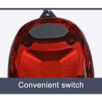 Multifunktionales tragbares Fahrrad-Rücklicht, Helmlicht, Warnlicht, leuchtender Schlüsselanhänger – Bild 4