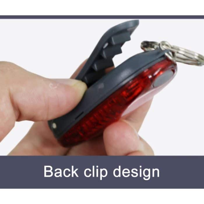 Multifunktionales tragbares Fahrrad-Rücklicht, Helmlicht, Warnlicht, leuchtender Schlüsselanhänger – Bild 5