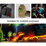 Multifunktionales tragbares Fahrrad-Rücklicht, Helmlicht, Warnlicht, leuchtender Schlüsselanhänger – Bild 8