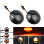 2 Stück für Land Rover Range Rover L322 2002–2012, dynamisches LED-Fender-Seitenlicht, For Land Rover Range Rover L322 2002-2012, For Land Rover Range Rover L322 2002-2012 (Transparent Black)