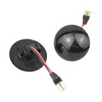 2 Stück für Land Rover Range Rover L322 2002–2012, dynamisches LED-Fender-Seitenlicht, For Land Rover Range Rover L322 2002-2012, For Land Rover Range Rover L322 2002-2012 (Transparent Black) – Bild 2