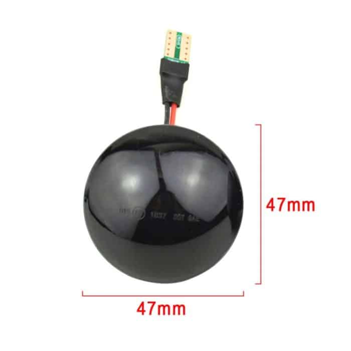 2 Stück für Land Rover Range Rover L322 2002–2012, dynamisches LED-Fender-Seitenlicht, For Land Rover Range Rover L322 2002-2012, For Land Rover Range Rover L322 2002-2012 (Transparent Black) – Bild 3