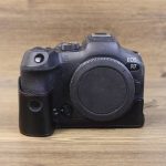 Für Canon EOS R7 1/4 Zoll Gewinde PU-Leder Kamera Halbgehäuse Basis, For Canon EOS R7