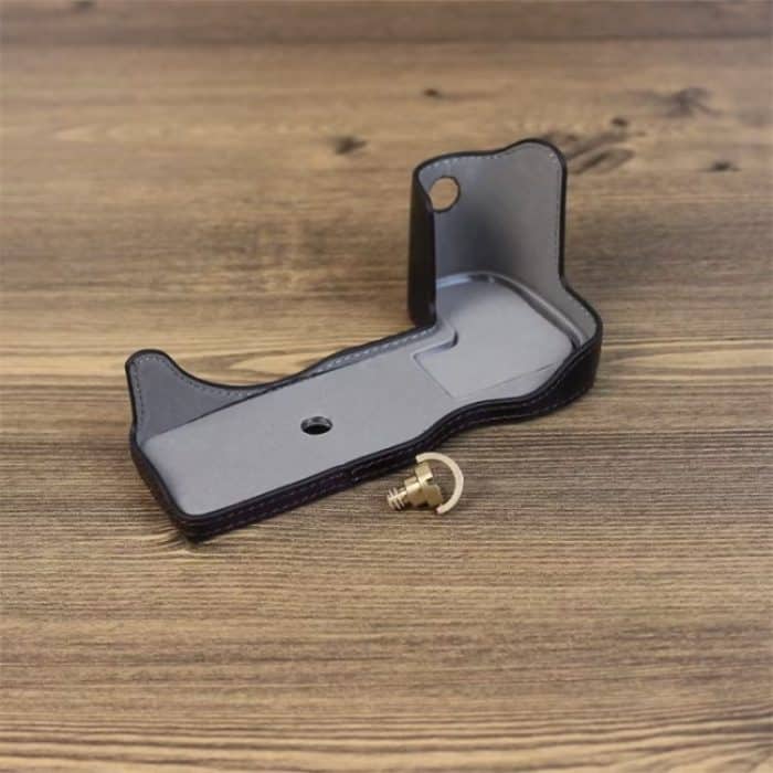 Für Canon EOS R7 1/4 Zoll Gewinde PU-Leder Kamera Halbgehäuse Basis, For Canon EOS R7 – Bild 3